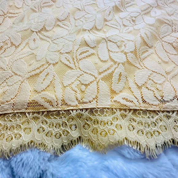 London Times Canary Yellow Lace Party Dress 12 - Picture 7 of 8